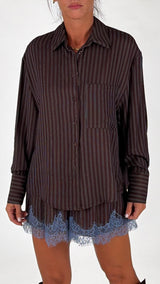 Camicia righe tasca H.