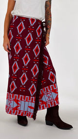 Gonna jacquard etnico T.