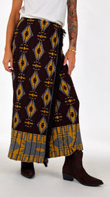 Gonna jacquard etnico T.