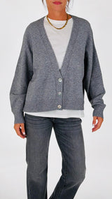 Cardigan integrale 3 bottoni H.