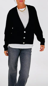 Cardigan integrale 3 bottoni H.