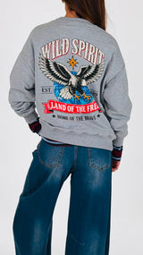 Felpa wild spirit aquila H.