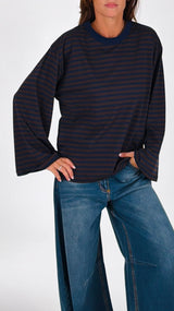 T-shirt scatolina calla righe T.
