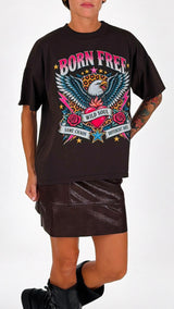 T-shirt born free aquila Vic.