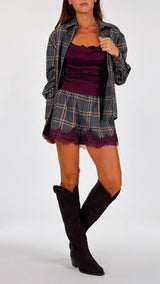 Short check pizzo H.