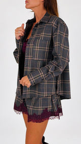 Camicia check tasca H.