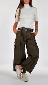 Pantalone cargo doppia tasca Vic.