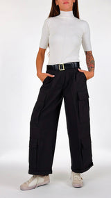 Pantalone doppia tasca micro p.de poule Vic.