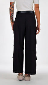 Pantalone doppia tasca micro p.de poule Vic.