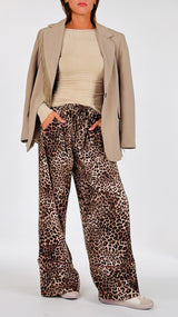 Pantalone palazzo raso leo T.