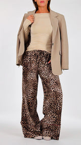 Pantalone palazzo raso leo T.