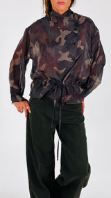 Camicia organza camu T.