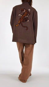 Giacca grisaglia animal T.