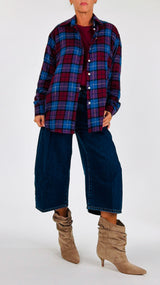 Camicia tela tartan H.