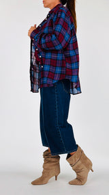 Camicia tela tartan H.