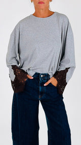 T-shirt scatolina calla pizzo T.