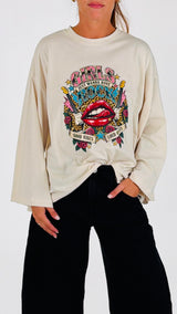 T-shirt calla girls rock Vic.