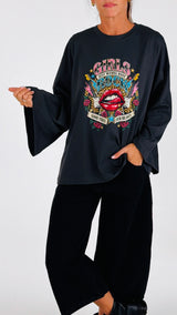 T-shirt calla girls rock Vic.