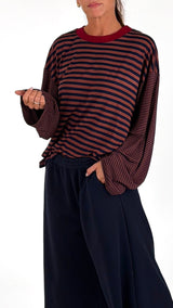 T-shirt scatolina doppia riga H.