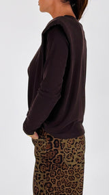 Maglia spallina drappeggio H.