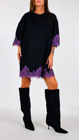 Abito p.milano bordi pizzo H.