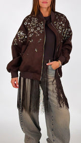 Bomber pilor ricami K.
