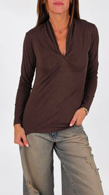 Maglia V pieghe H.