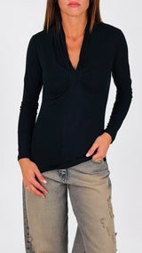 Maglia V pieghe H.
