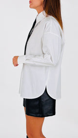 Camicia over popeline cravatta H.