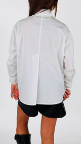 Camicia over popeline cravatta H.