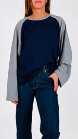 T-shirt bicolor H.