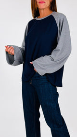 T-shirt bicolor H.