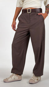 Pantalone carota tela H.