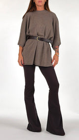 Maxi pull lana cachemire spacchetti Vic.