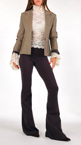 Pantalone zampa p.milano Twin