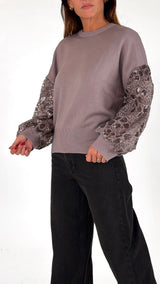 Pull manica tulle cornely