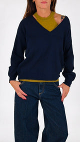Twinset bicolor canotta+pull Kiki