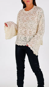 Maglia macramè calla H.
