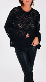 Maglia macramè calla H.