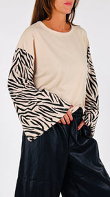 T-shirt scatolina calla zebra H.