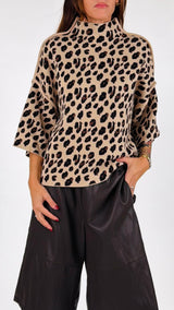 Pull punto stoffa leo Twin