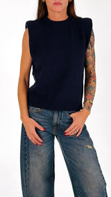 Pull smanicato spallina T.