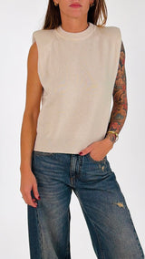 Pull smanicato spallina T.
