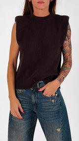 Pull smanicato spallina T.