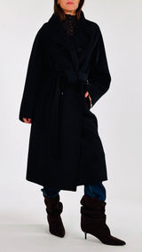 Cappotto doppiopetto collo in piedi Vic.