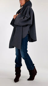 Cappotto corto sciarpa Vic.