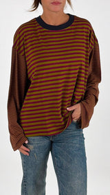 T-shirt scatolina doppia riga H.