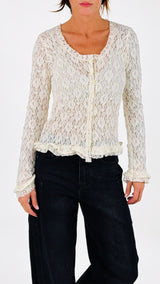 Cardiganino pizzo H.