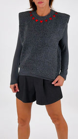 Gilet cuoricini