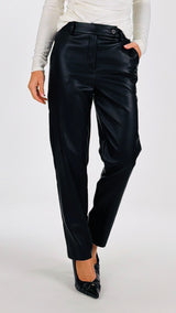 Pantalone sigaretta ecopelle T.
